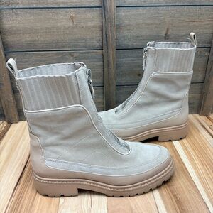 Women's Beige Ankle Boots
